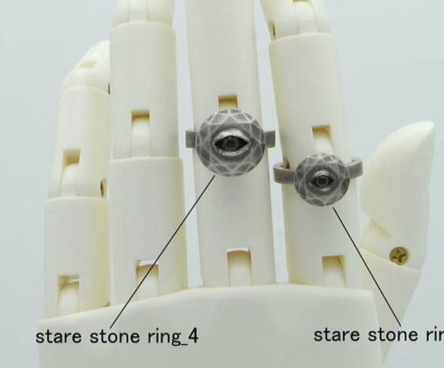 stare stone ring_4 (s_m-R.53) 銀玻戒指指环眼睛寶石jewelry sterling