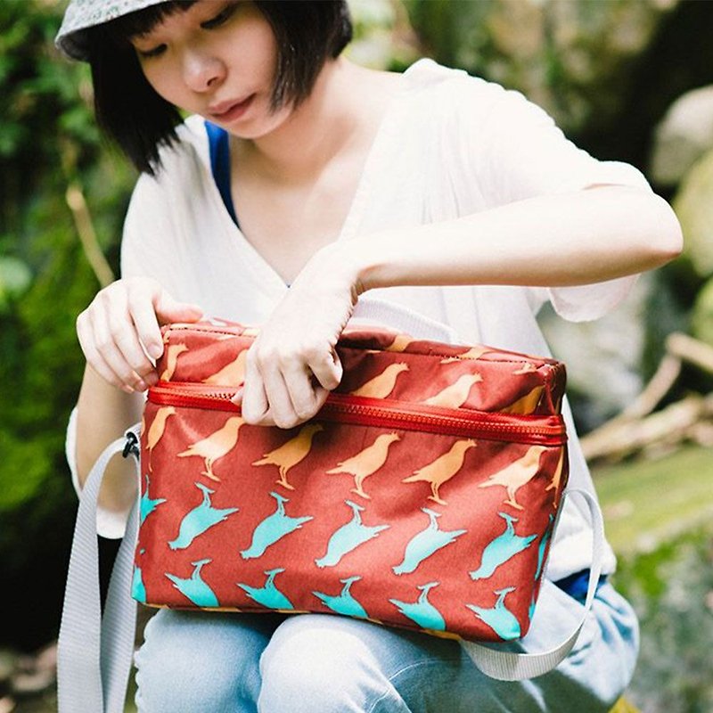 Waterproof cold bag / Taiwan starling 5 / colorful red - อื่นๆ - วัสดุกันนำ้ 