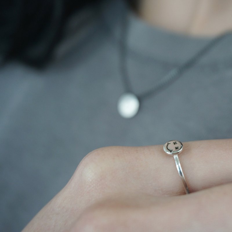 Pierrot 環 - 戒指 - 純銀 銀色