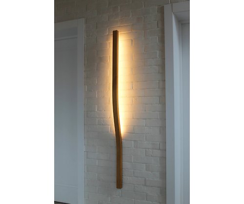 LUBBRO Wood wall sconce Modern wall sconce Plug in wall sconce Wall light fixture