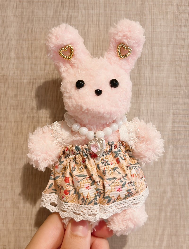 扭扭棒手做娃娃-小公主系列兔寶寶 - 擺飾/家飾品 - 其他材質 粉紅色