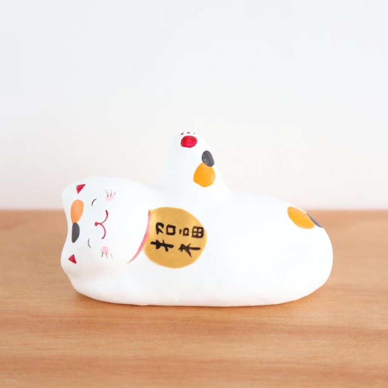 寝そべり　招き猫 - 擺飾/家飾品 - 紙 