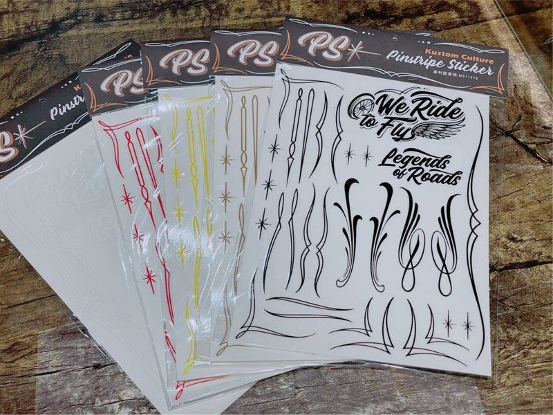 Pinstripe Sticker is a combination of UV-resistant and waterproof multi-graphics - Stickers - Other Materials 