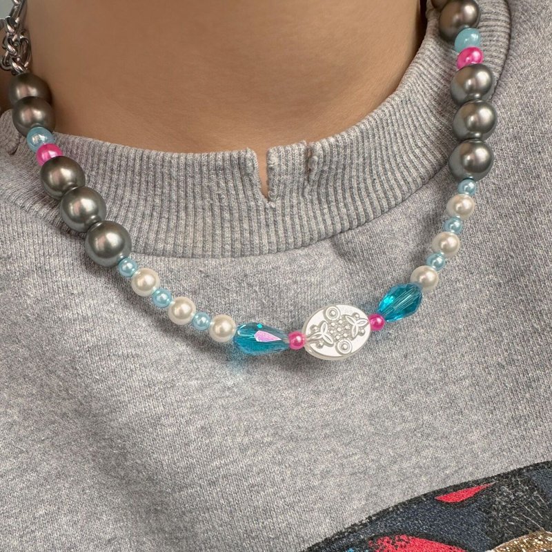 GREYSKY GLAM NECKLACE - สร้อยข้อมือ - ไข่มุก 