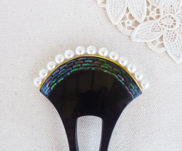 ☆人気☆【Kashiko】☆Kashiko Logo Hairpin+Pearl Hairpi.n☆ Fate/Grand Order Kanzashi Japanese Hair Pin: Good Smile