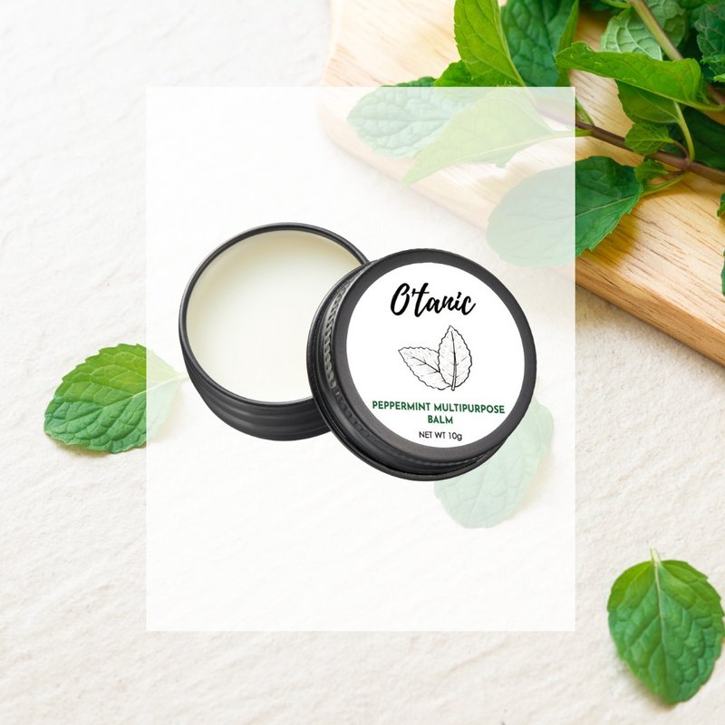 O'tanic Peppermint Soothing Balm All-Purpose Balm Soothes Skin - Skincare & Massage Oils - Essential Oils 