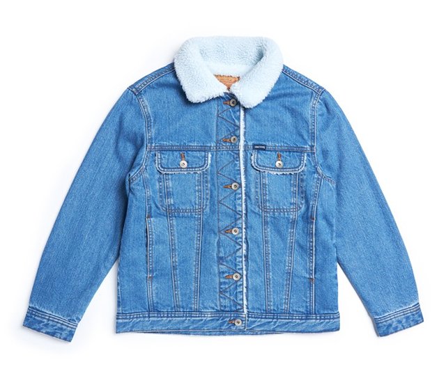blend built in blue jacket