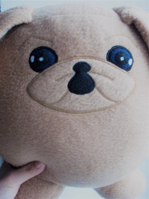 ★ハンドメイド★ いっしょにおでかけ ペキニーズ ぬいぐるみ グレージュ 特売特典付 ☆ハンドメイド☆ いっしょにおでかけ ペキニーズ