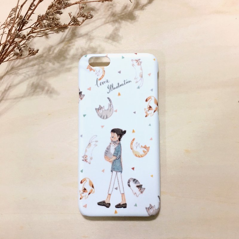 Kitties iPhone Case Pre-order - เคส/ซองมือถือ - พลาสติก ขาว