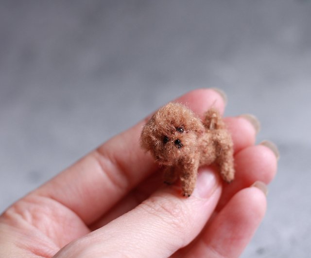 Dollhouse Miniature Scruffy Dog 17758 
