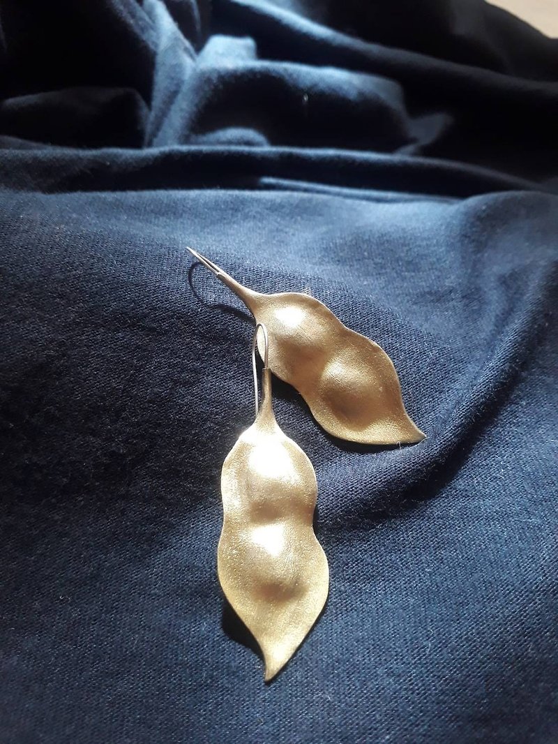 Bean earrings - Earrings & Clip-ons - Silver 