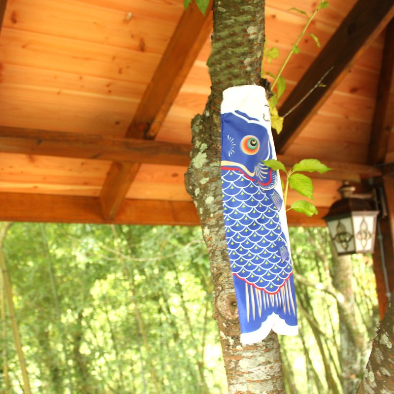 日式鯉魚旗30CM (藍) - 擺飾/家飾品 - 聚酯纖維 藍色