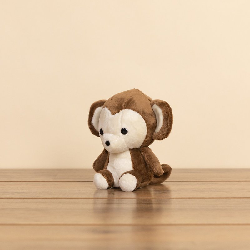 Mini Bellzi | Monki the Monkey - ตุ๊กตา - ไฟเบอร์อื่นๆ สีนำ้ตาล