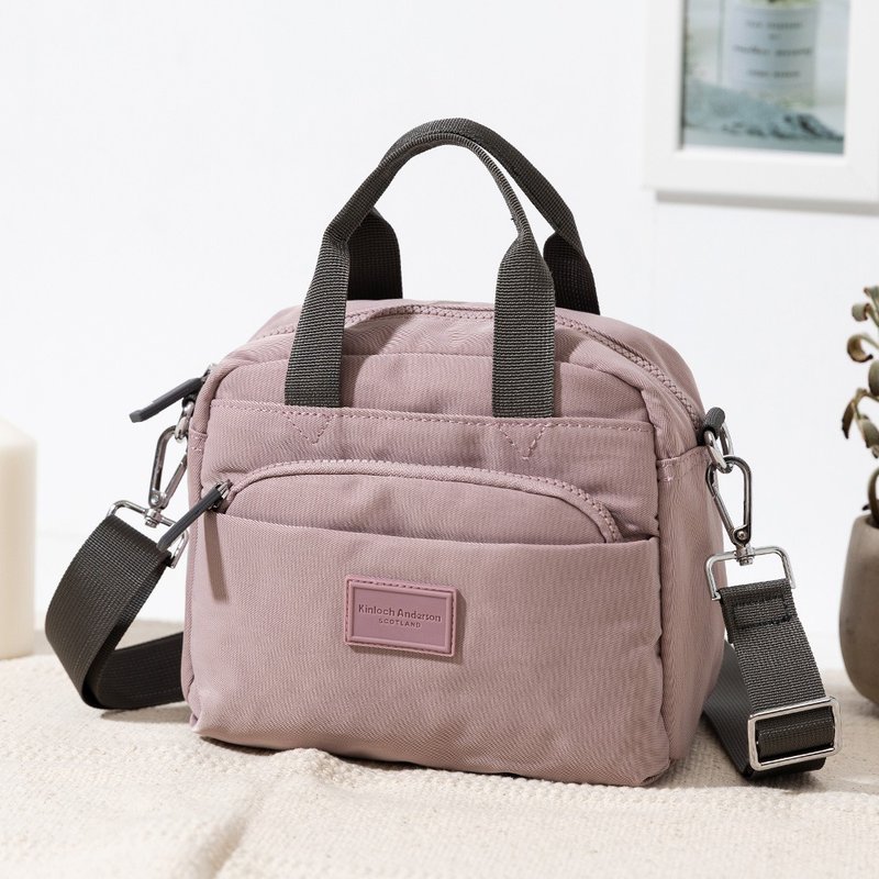 Kinhtanderson Sweet Journey Lightweight & Casual 2-Way Crossbody Bag - Purple - กระเป๋าแมสเซนเจอร์ - ไนลอน สีม่วง