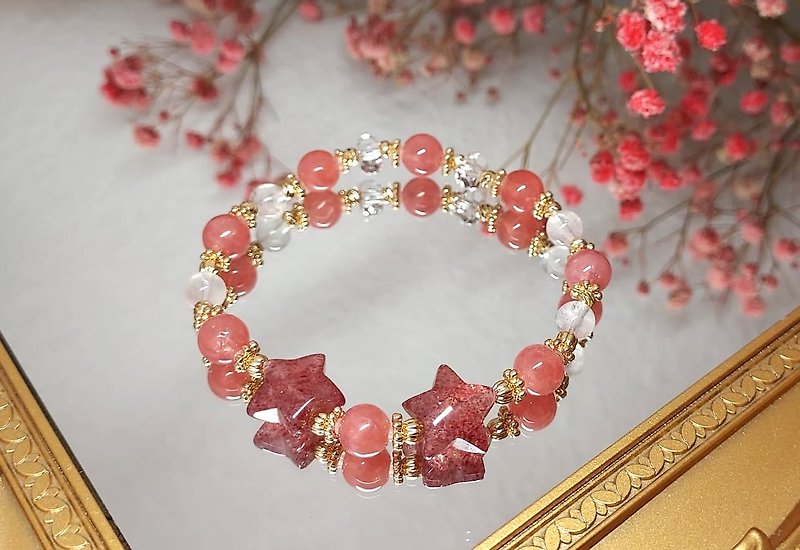 [Stone Stone] Natural Crystal Bracelet DIY Bracelet Design - Customized Gift - สร้อยข้อมือ - คริสตัล 