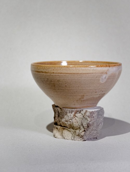 廓仔造物計畫 【捧食系列】 咖啡斑紋陶碗 交換禮物