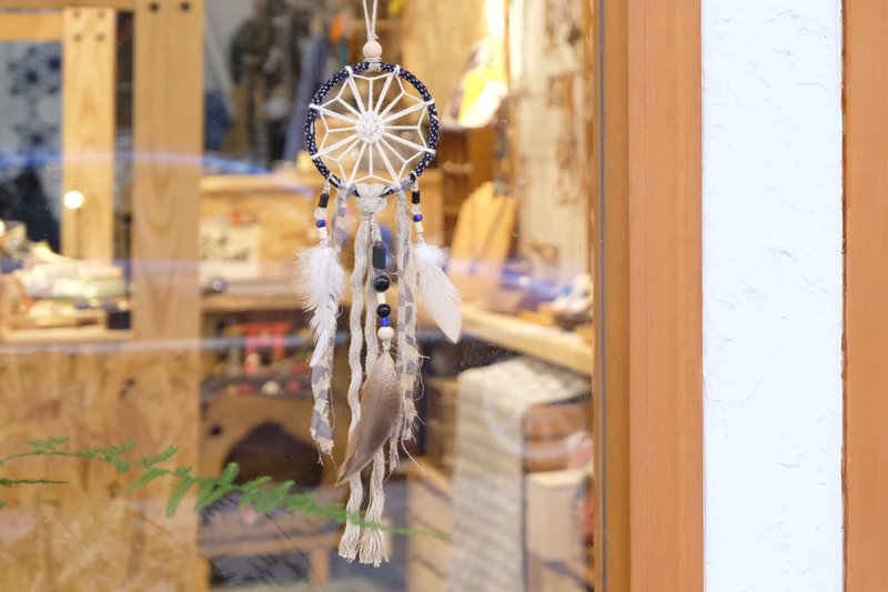 Handmade Dreamcatcher - Items for Display - Cotton & Hemp Blue