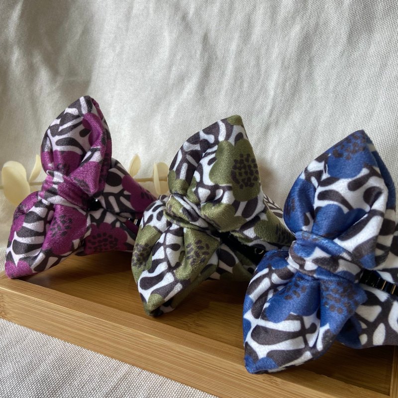 Fabric Claw Clip / Claw Clip / Original Design / Flower Bloom - เครื่องประดับผม - วัสดุอื่นๆ หลากหลายสี