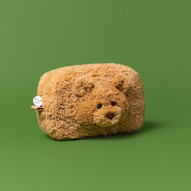 Bartholomew Bear Pouch 大頭熊仔包 巴賽羅熊筆袋 - 側背包/斜背包 - 聚酯纖維 金色