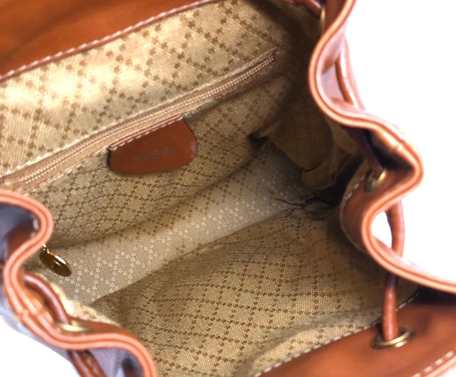 Direct from Japan, branded used bag] GUCCI Bamboo Backpack