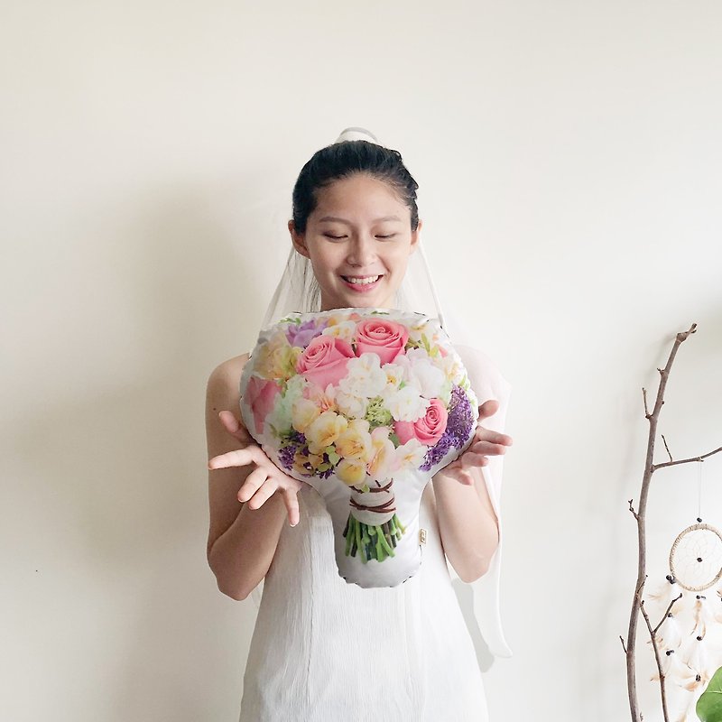 Wedding Favor∣  Country-Style Bouquet Pillow - ช่อดอกไม้แห้ง - วัสดุอื่นๆ 