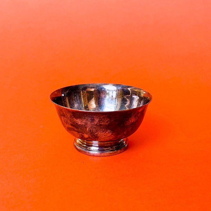 早期鍍銀碗/ 器皿/ 花器 - 擺飾/家飾品 - 其他金屬 銀色
