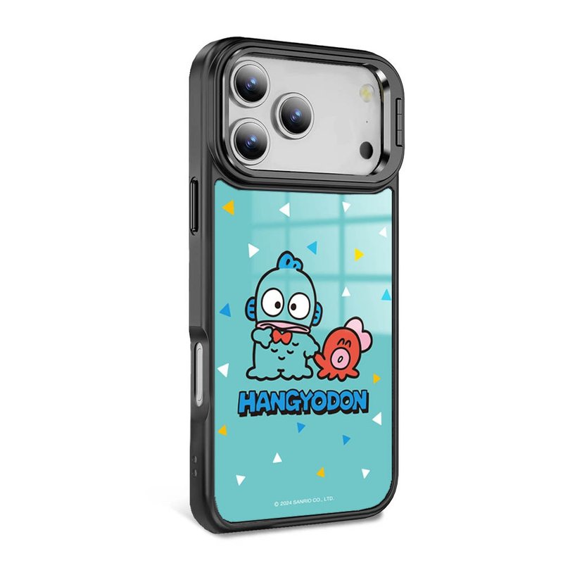 三麗鷗iPhone 全系列軍規防摔合金框隱形立架手機殼-人魚漢頓 - 手機殼/手機套 - 其他材質 多色