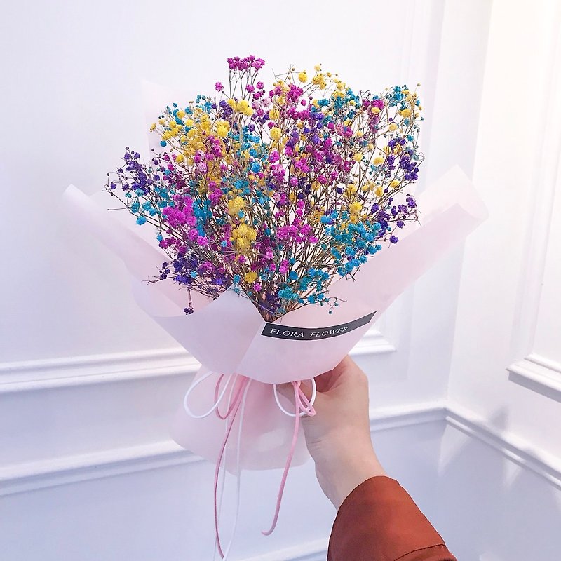 Bouquet of Gypsophila - Birthday Bouquet - Dry Flower Floraflower Christmas Bouquet - Plants - Plants & Flowers Multicolor