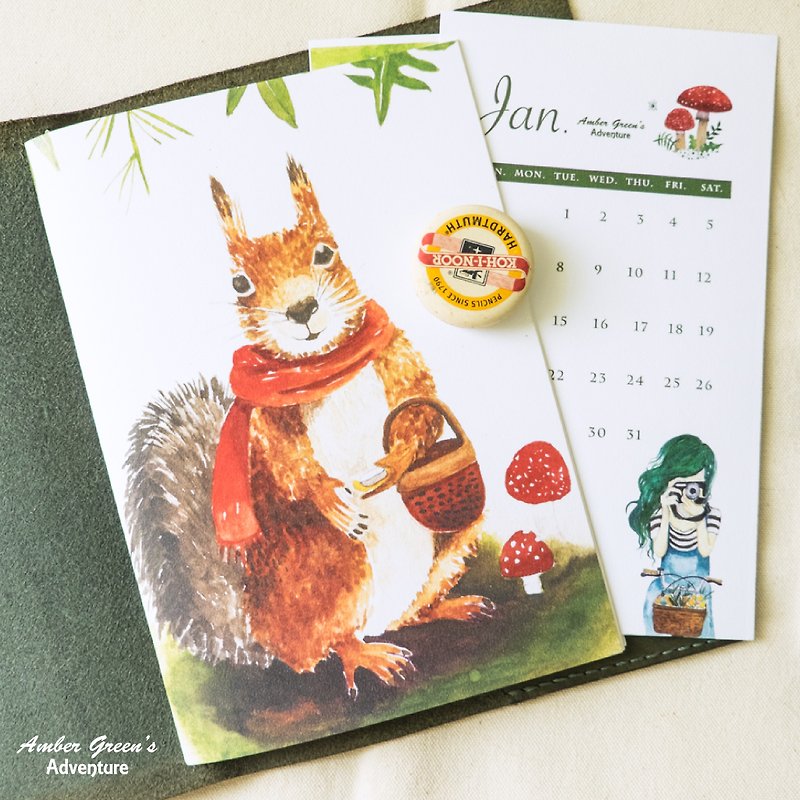 Hello there. Squirrel hand book - Notebooks & Journals - Paper Green