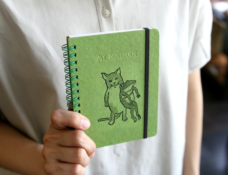 A6リングノート　なかよし　グリーン - 筆記本/手帳 - 紙 綠色