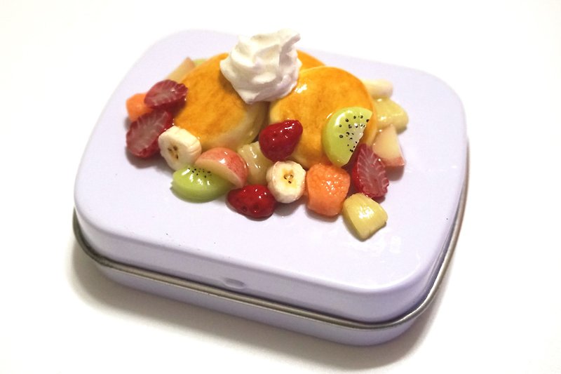 Japanese-style combing small box | Simulation dessert clay storage box - Storage - Clay Multicolor