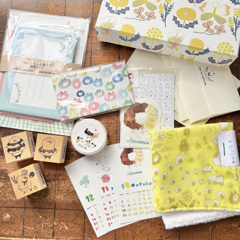 【福袋】pinkoi限定.goodybox.ドーナッツセット - 信封/信紙 - 紙 黃色