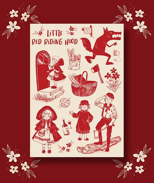 Tales and Wonders Little Red Riding Hood Sticker