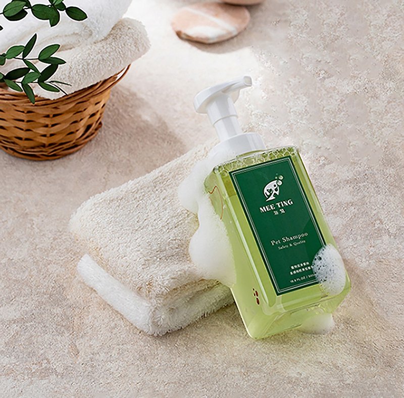 [Bath See MEE TiNG] Hypoallergenic Plant Extract Cleansing Mousse - Witch Hazel Light Refreshing Hypoallergenic 500ml - ทำความสะอาด - สารสกัดไม้ก๊อก สีเขียว