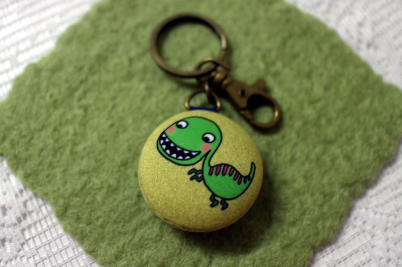 Play not tired _ Macaron key ring / ornaments (dinosaur) - ที่ห้อยกุญแจ - เส้นใยสังเคราะห์ 