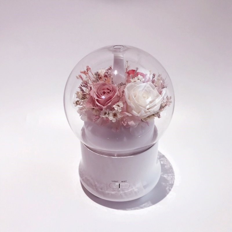 Flora Flower永生花水氧機-櫻花雪(卡片) - 香薰/精油/線香 - 植物．花 粉紅色
