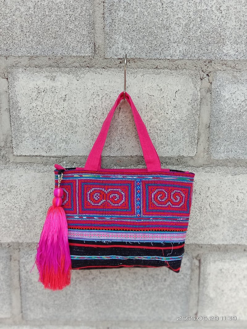 Handbag - Handbags & Totes - Other Materials Pink