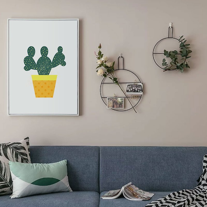 Healing Garden I-Cactus print, cactus wall art, plant prints, succulent prints - โปสเตอร์ - วัสดุอื่นๆ หลากหลายสี