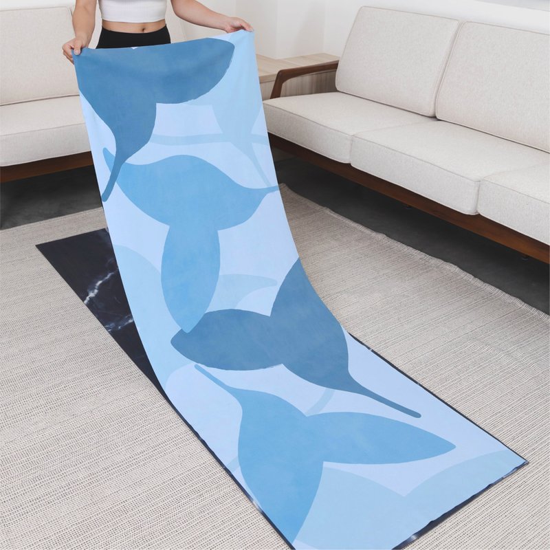 Humi FreshComfort Breathable Anti-Slip Yoga Towel- Exercise Towel with Bacteria - อุปกรณ์เสริมกีฬา - ไฟเบอร์อื่นๆ 