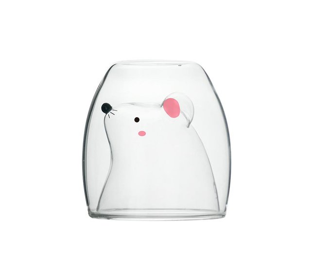 bear double layer glass - Shop GOODGLAS Cups - Pinkoi