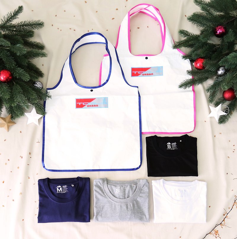 ✛ tools ✛ three group shopping bag / Qingshu cotton T / Petty family preferred / gifts - Women's Tops - Cotton & Hemp 