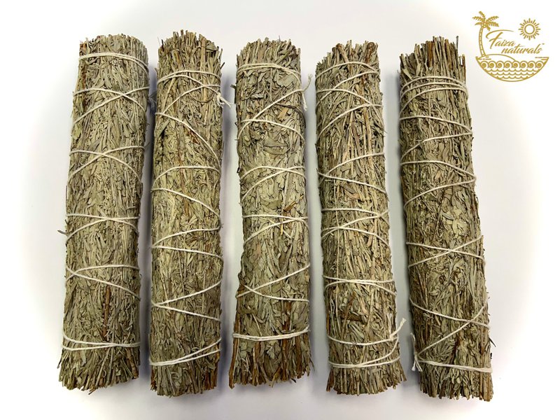 Faiza Naturals 加洲藍鼠尾草煙薰棒 9寸 真空包裝 - 香氛/精油/擴香 - 植物．花 綠色