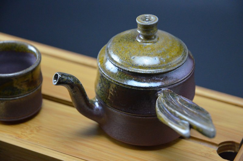 【小容量仿生系列】柴燒仿生茶具組 - 花瓶/陶器 - 陶 