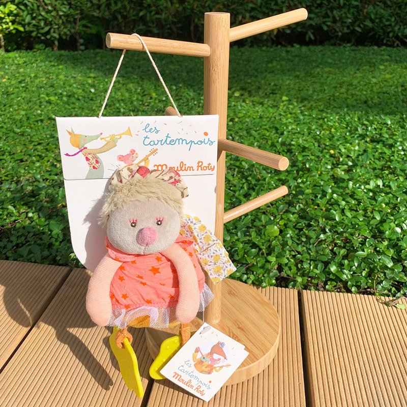 フレンチムーランロティタルテンポワホタルベルパペットH20cm - 出産祝い用贈物 - その他の素材 ピンク