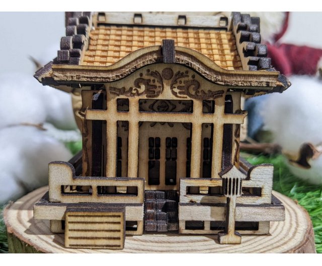 日本神社手作模型迷你建築雕塑展示模型Miniature Shrine 沐享工作室｜木工/竹藝/紙雕人氣榜- Pinkoi