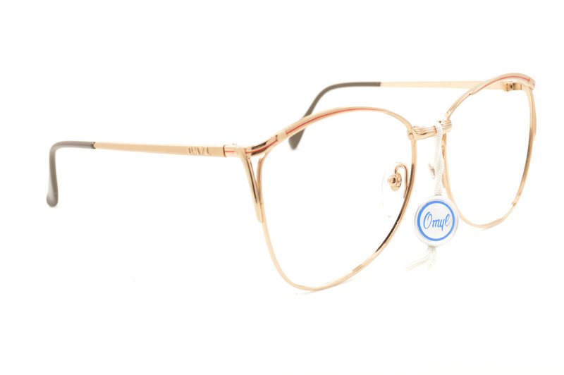 Hong Kong classic brand Omou Omyl 8182 can add plain/degree lenses 80's