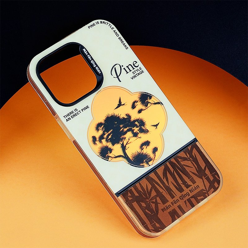 Green pine suede iPhone case - Phone Cases - Other Materials 