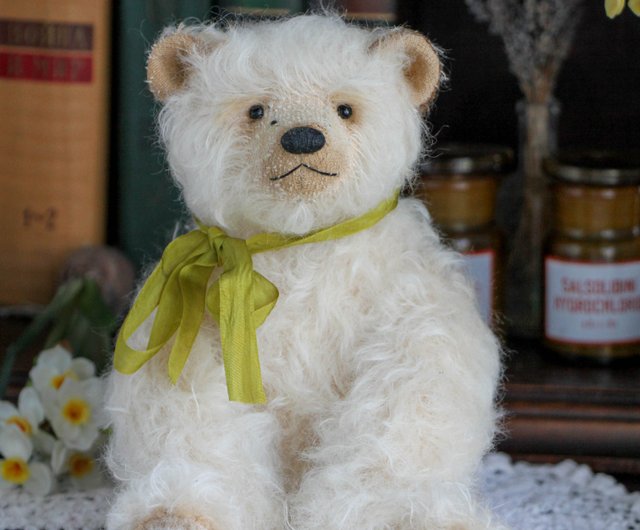 Handmade Collectible Teddy Bear OOAK plushinnes toy gift home