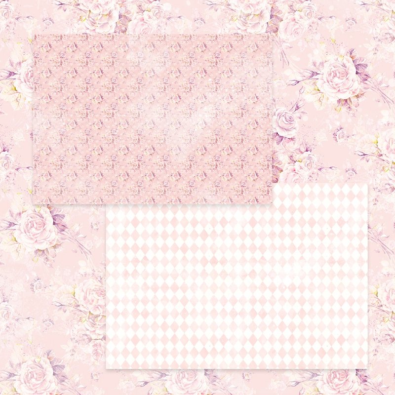 A4 Floral Bouquet Pink (20sheets) - 筆記本/手帳 - 紙 粉紅色