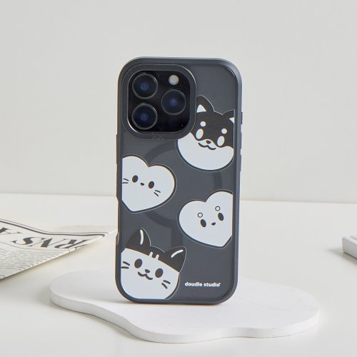 TOYSELECT doudle studio豆喵愛在一起極光霧透MagSafe iPhone手機殼